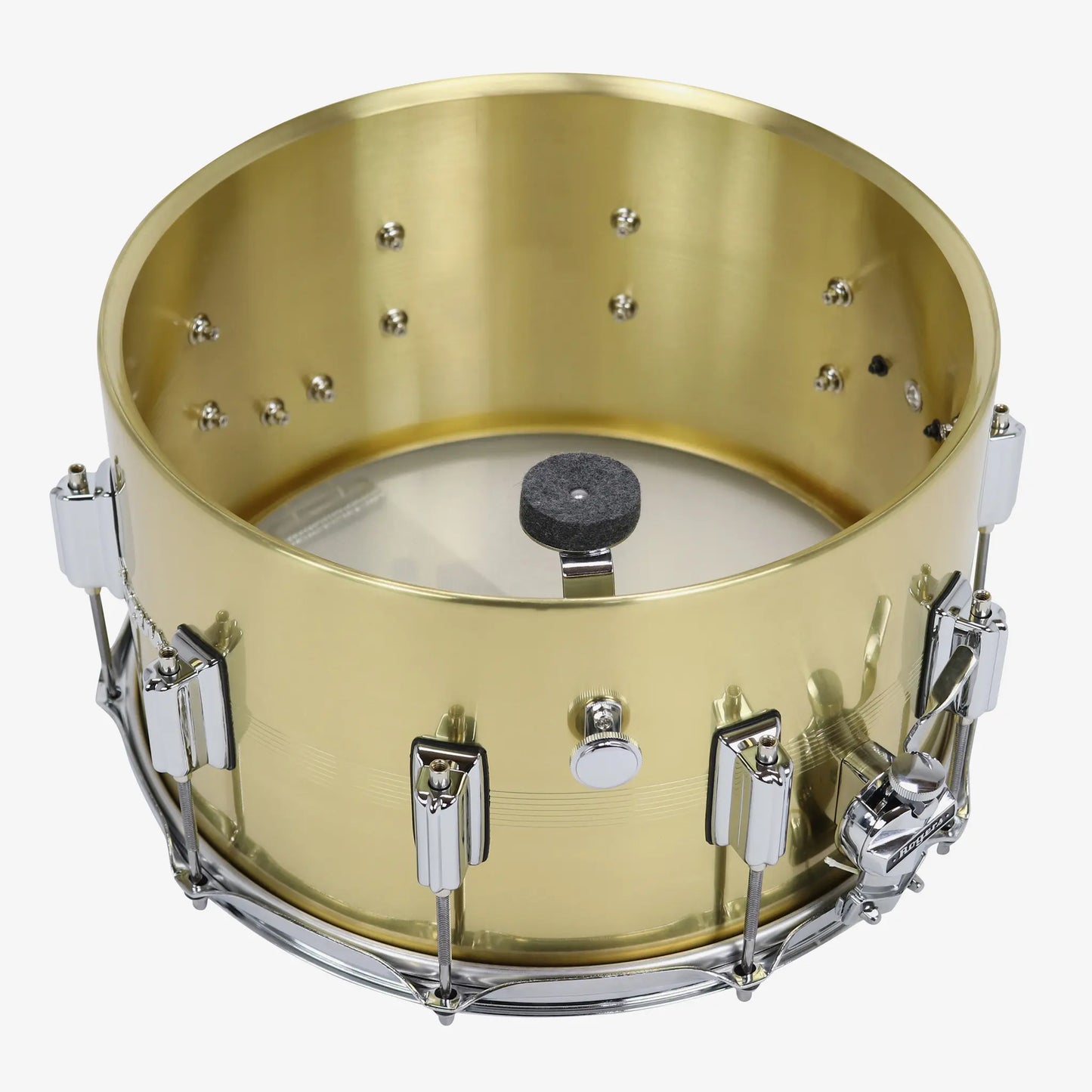 ~NEW!~ Rogers ST38BN 7 Line Brass SuperTen 8x14 Snare Drum (SAVE $335!)