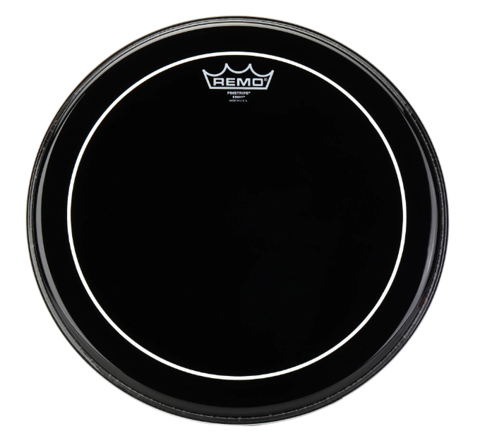 Peau de batterie Remo 14" Ebony Pinstripe *EN STOCK*