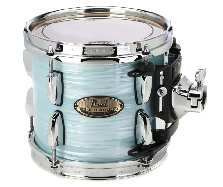 Pearl STS0807T/C414 Session Studio Select 7x8 Rack Tom in Ice Blue Oyster *IN STOCK*