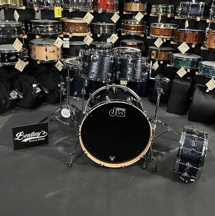 *LIMITED EDITION* DW Performance Cherry Series 10/12/16/22" Drum Set Kit in Black Sparkle