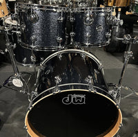 *LIMITED EDITION* DW Performance Cherry Series 10/12/16/22" Drum Set Kit in Black Sparkle