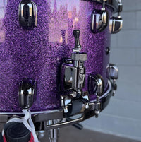 Tama MAS148BN-DPP Starclassic Maple 8x14" Snare Drum in Deeper Purple Sparkle Lacquer w/ Black Nickel Hardware