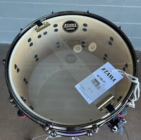 Tama MAS148BN-DPP Starclassic Maple 8x14" Snare Drum in Deeper Purple Sparkle Lacquer w/ Black Nickel Hardware