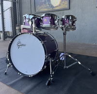 Gretsch USA Custom 8/10/12/14/16/22" Drum Set Kit in Purple Glass Nitron