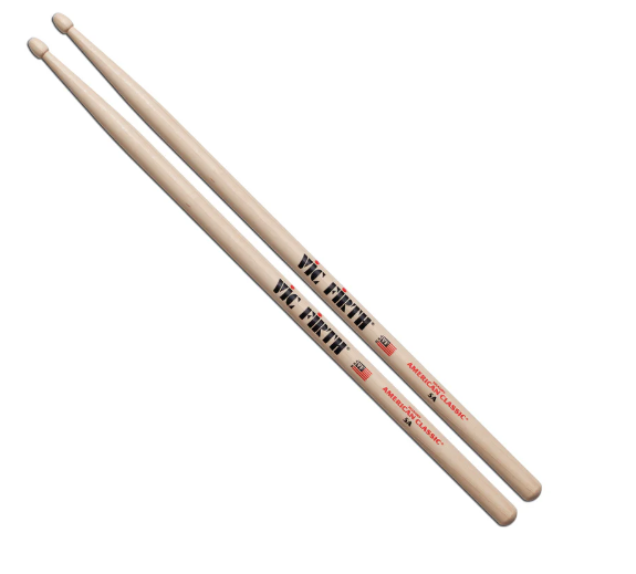 Baguettes de batterie Vic Firth American Classic 5A avec embout en bois (paire)