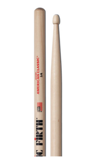 Baguettes de batterie Vic Firth American Classic 5A avec embout en bois (paire)