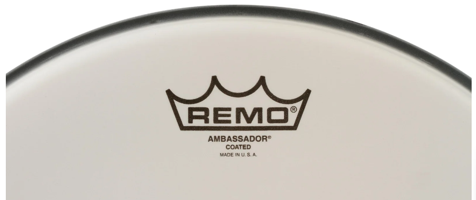 Peau de batterie Remo Ambassador 14" avec revêtement *EN STOCK*