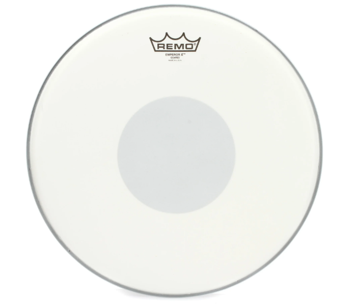 Peau de caisse claire Remo Emperor X 14" avec revêtement Black Dot *EN STOCK*