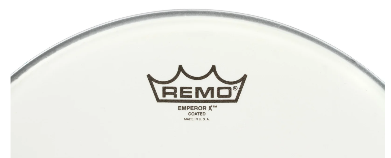 Peau de caisse claire Remo Emperor X 14" avec revêtement Black Dot *EN STOCK*