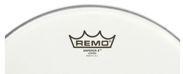 Remo 14" Emperor X Coated with Black Dot Snare Drum Head *IN STOCK*