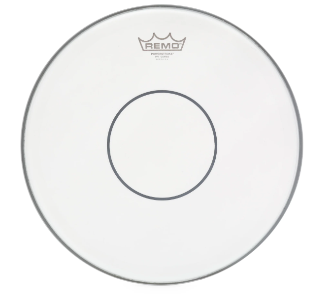 Remo 14" P77 Powerstroke 77 Coated Snare Drum Head w/ Clear Dot *IN STOCK*