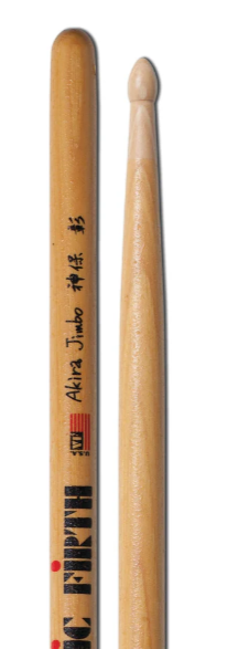 Baguettes de batterie Vic Firth SAJ Akira Jimbo Signature (paire) avec embout en bois