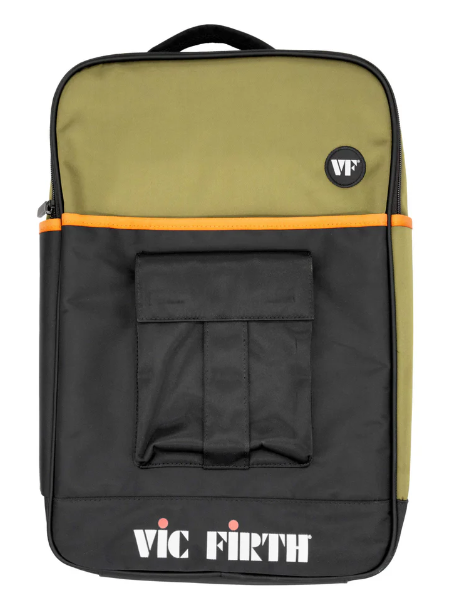 Sac à dos technique Vic Firth VXBP0103 Professional Series en vert olive et noir *EN STOCK*