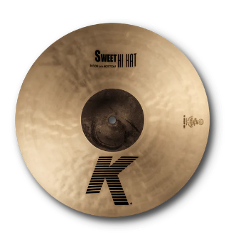 Cymbale Hi-Hat Zildjian Sweet K0725 15" (en bas)