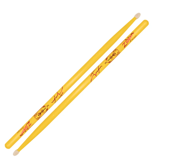 Zildjian ZASJD3 John Dun Artist Series "Clancy Yellow" Drum Stick Pair