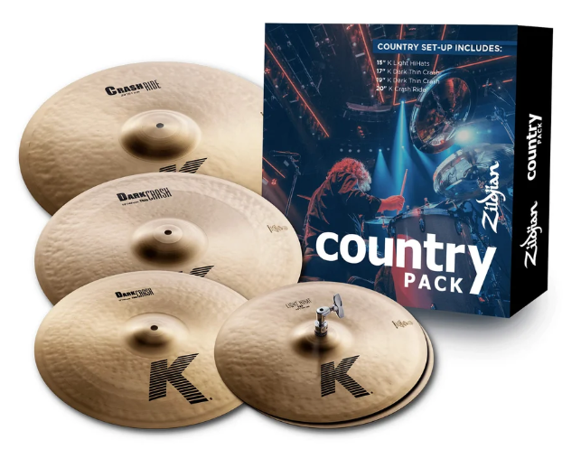 Pack de cymbales Zildjian Country K0801C K