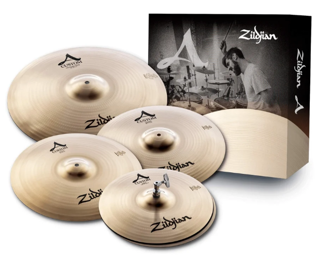 Zildjian A20579-11 A Custom Series Lot de 5 cymbales 20", 16", 14", 18" GRATUIT