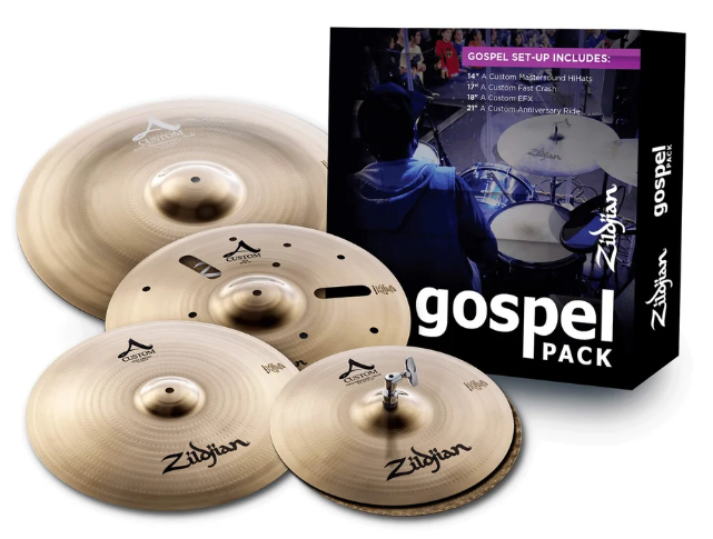 Pack de cymbales Gospel personnalisées Zildjian AC0801G A