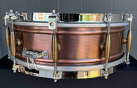 ~RARE!~ G.A.M Italian Hand-Hammered Copper 5.5x14 Spizzichino Snare Drum