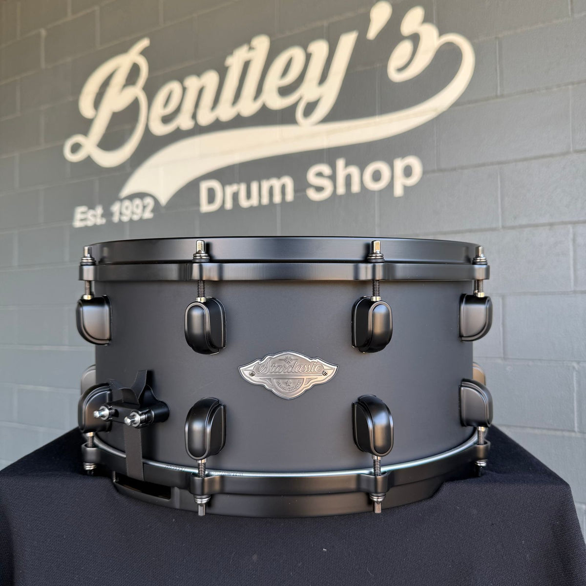 ~LIMITED EDITION!~ 2026 TAMA Starclassic Performer 6.5x14 Snare Drum in Flat Black Lacquer with Flat Black Hardware *IN STOCK*