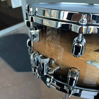 Tama MES1465LNWB Starclassic Maple 6.5x14" Snare Drum in Natural Pacific Walnut Burst Lacquer w/ Chrome Hardware