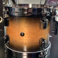 TAMA MET0807BLNWB Starclassic Maple 7x8 Rack Tom in Exotic Natural Pacific Walnut Burst Lacquer w/ Black Nickel Hardware