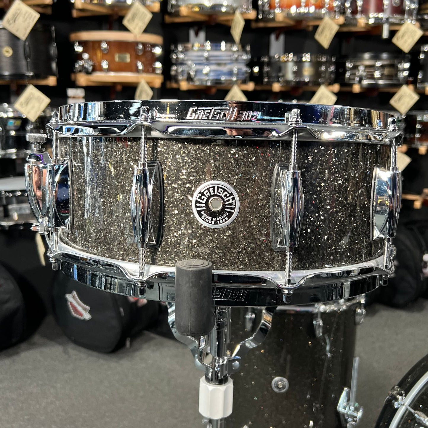 Gretsch Brooklyn Series 5.5x14" Snare Drum in Twilight Glass Glitter