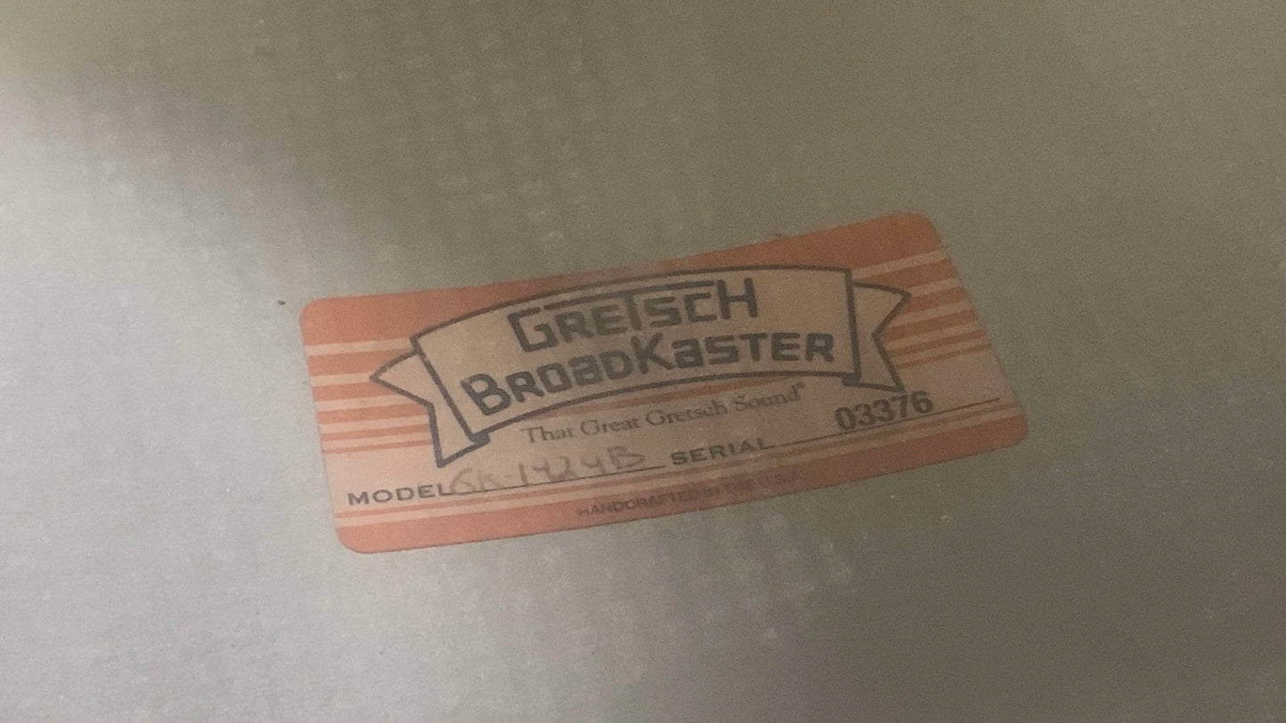 Gretsch BroadKaster Series 3-Piece 13/16/24 Drum Kit Set in Vintage Marine Pearl