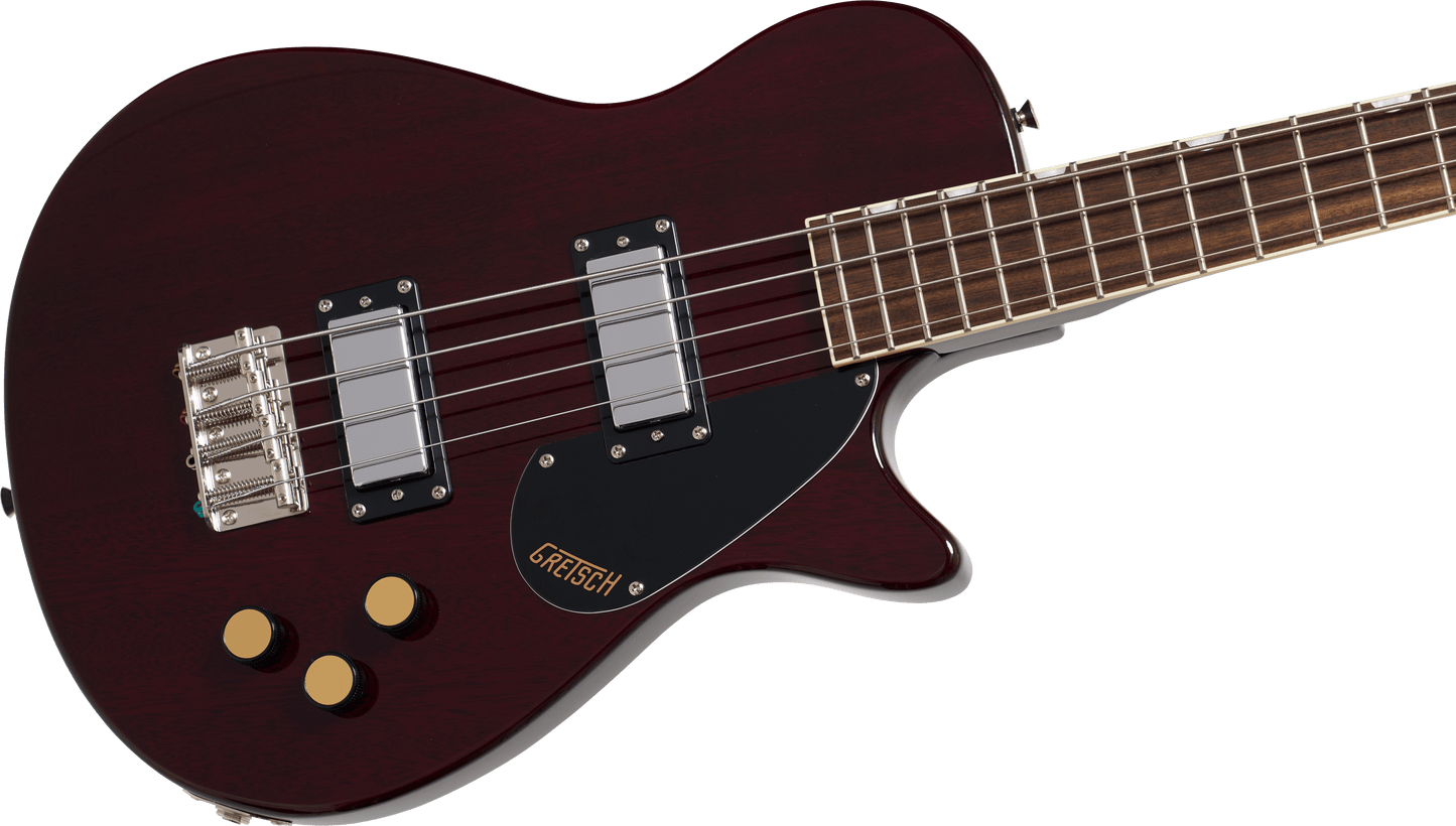 Gretsch Streamliner Jet Club 4-String Electric Bass Guitar Single-Cut in Walnut Stain *IN STOCK*