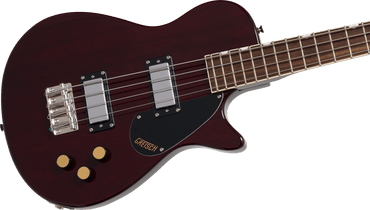 Gretsch Streamliner Jet Club 4-String Electric Bass Guitar Single-Cut in Walnut Stain *IN STOCK*