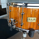 *Limited Edition* Tama LGM147ZGNZ S.L.P 7x14" G-Maple Snare Drum in Natural Zebrawood Gloss