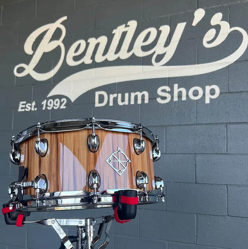 Dixon Cornerstone Series 6.5x14" Snare Drum in American Red Gum Gloss