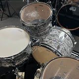 *NEW* Limited Edition Ludwig Classic Maple Downbeat 12/14/20" Drum Set Kit w/ Matching 14" Snare in White Abalone