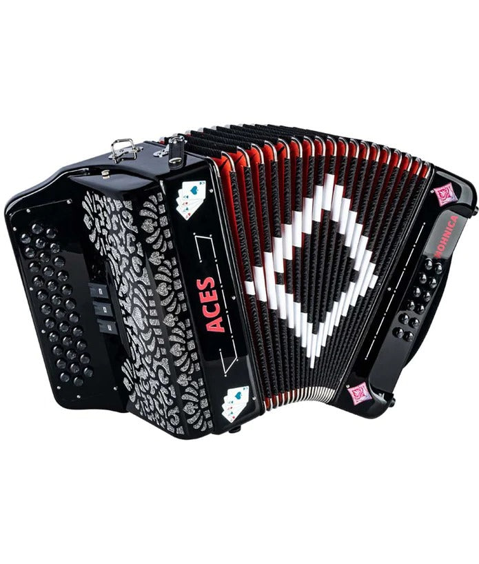 Hohner Honica Aces II EAD BLK Accordion - 3 Registers ACES II EBK