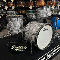 *NEW* Limited Edition Ludwig Classic Maple Downbeat 12/14/20" Drum Set Kit w/ Matching 14" Snare in White Abalone