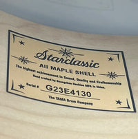 TAMA Starclassic Maple 6.5x14" Snare Drum in Natural Pacific Walnut Burst *IN STOCK*