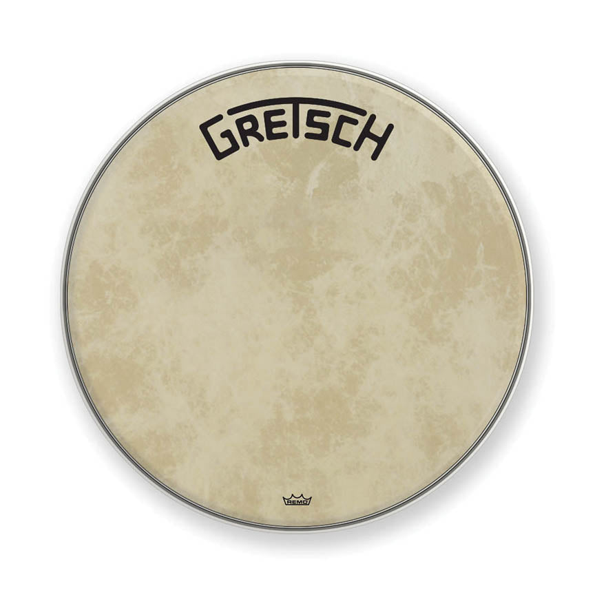 Gretsch GRDHFS24B Broadkaster 24" Bass Drum Logo Fiberskyn Drumhead *IN STOCK*