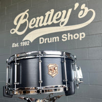 SJC Drums Tour Series 6.5x14" Maple Snare Drum in Matte Black (Store Demo)