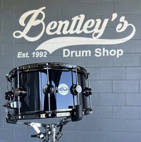 DW Collector's Series SSC Maple 7x14" Snare Drum in Gloss Black FinishPly w/ Black Nickel Hardware