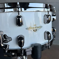 TAMA Starclassic Maple 6.5x14" Snare Drum in Piano White *IN STOCK*