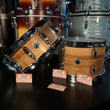 Limited Edition Gretsch Brooklyn Series 12/14/20" Drum Kit Set in Exotic Figured Ash w/ Matching 14" Snare Drum *IN STOCK*