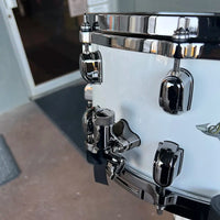 TAMA Starclassic Maple 6.5x14" Snare Drum in Piano White *IN STOCK*