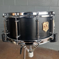 SJC Drums Tour Series 6.5x14" Maple Snare Drum in Matte Black (Store Demo)