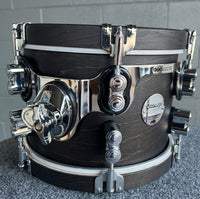 PDP Concept Maple 7x10" Rack Tom in Ebony Stain w/ Wood Hoops