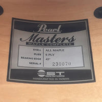 Caisse claire complète Pearl MCT1465S/C346 Masters Maple 6,5 x 14 po en Vermilion Sparkle #346 *EN STOCK*
