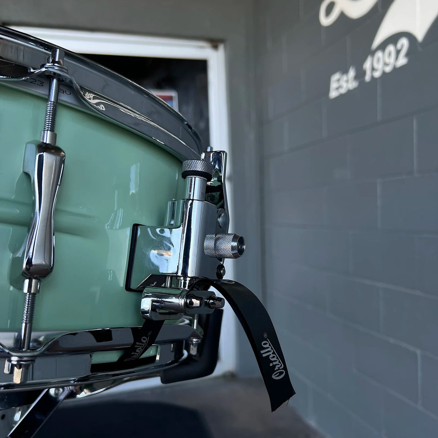 Oriollo Phantom Series 6x14" Seamless Aluminum Snare Drum in Retro Green *IN STOCK*