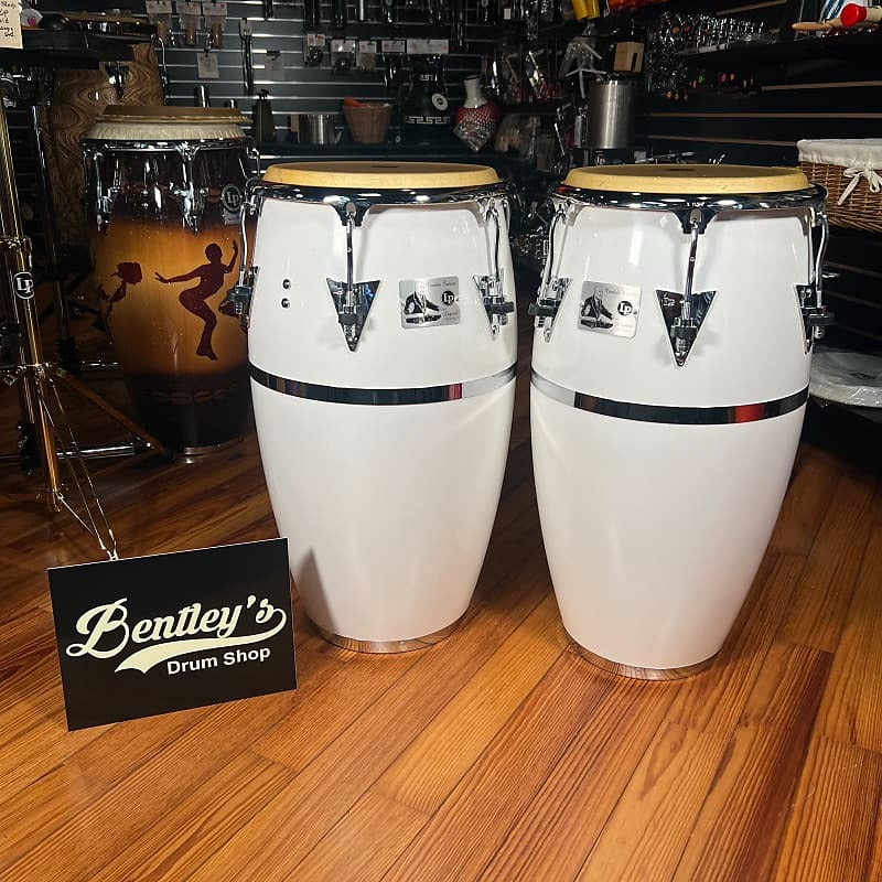 Ensemble de duo de congas et de tumba en fibre de verre LP Latin Percussion Legends Series Candido Camero Signature *EN STOCK