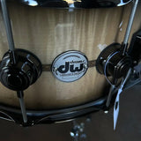 DW 45th Anniversary DRX66514SSN Collector's Series 6.5x14" Figured Sycamore Snare Drum in Mosaic Inlay & Kandy Black Burst w/Black Nickel Hardware & Deluxe Case