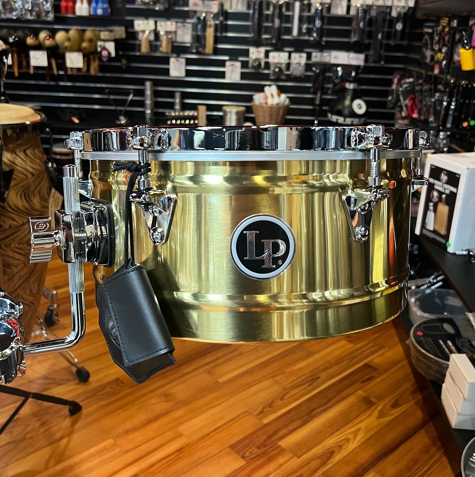 LP Latin Percussion LP6513-B Brass Banda 13" Batterie Timbale avec support *EN STOCK*