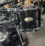 Rare Pearl STS905XP/C316 Session Studio Select 10/12/14/16/22" Drum Kit Set in Black Halo Glitter
